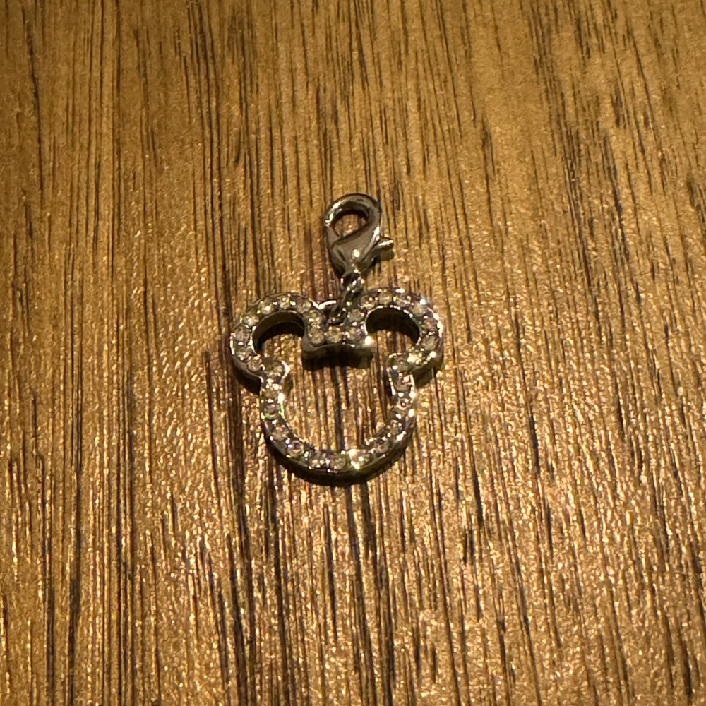 Mickey Mouse Charm w/ crystals!!